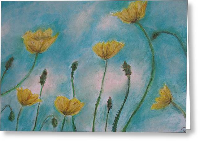 Petals of Yellows - Greeting Card