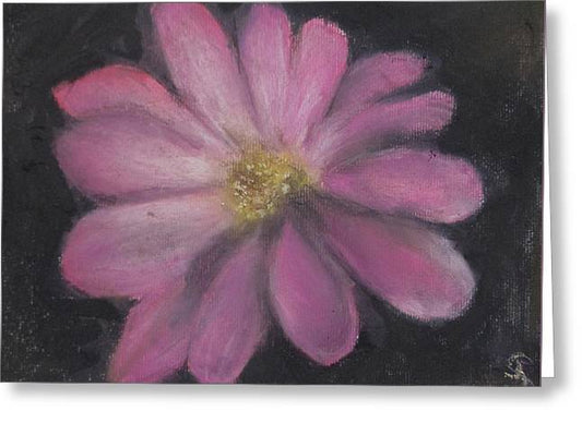 Pink Flower - Greeting Card