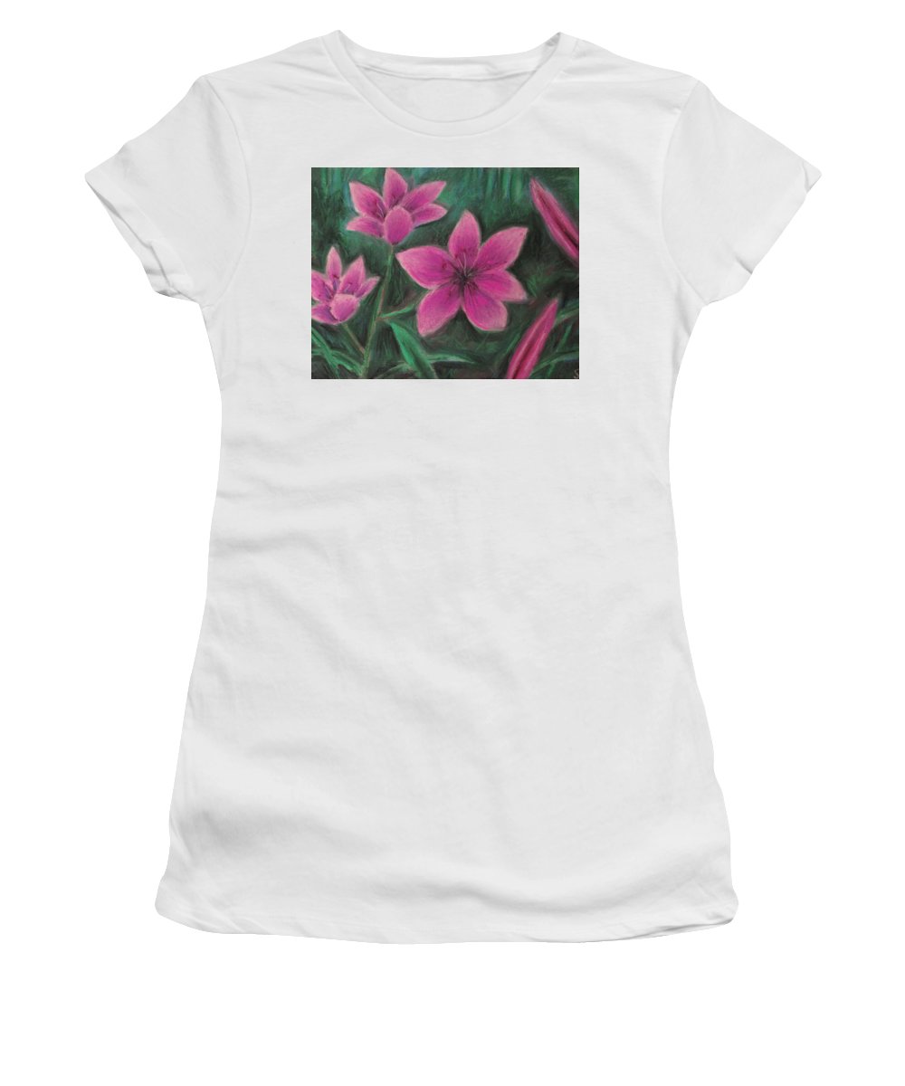 Pink Lilies - Women's T-Shirt