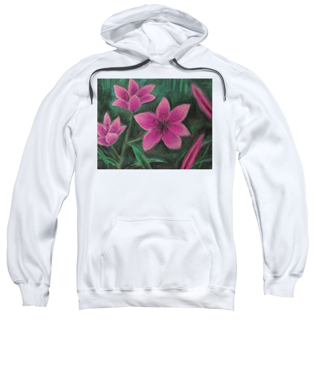 Pink Lilies - Sweatshirt