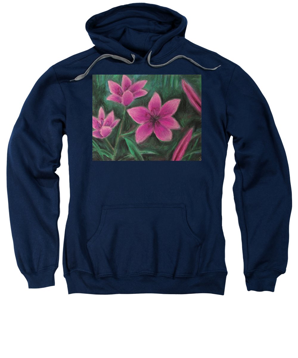 Pink Lilies - Sweatshirt