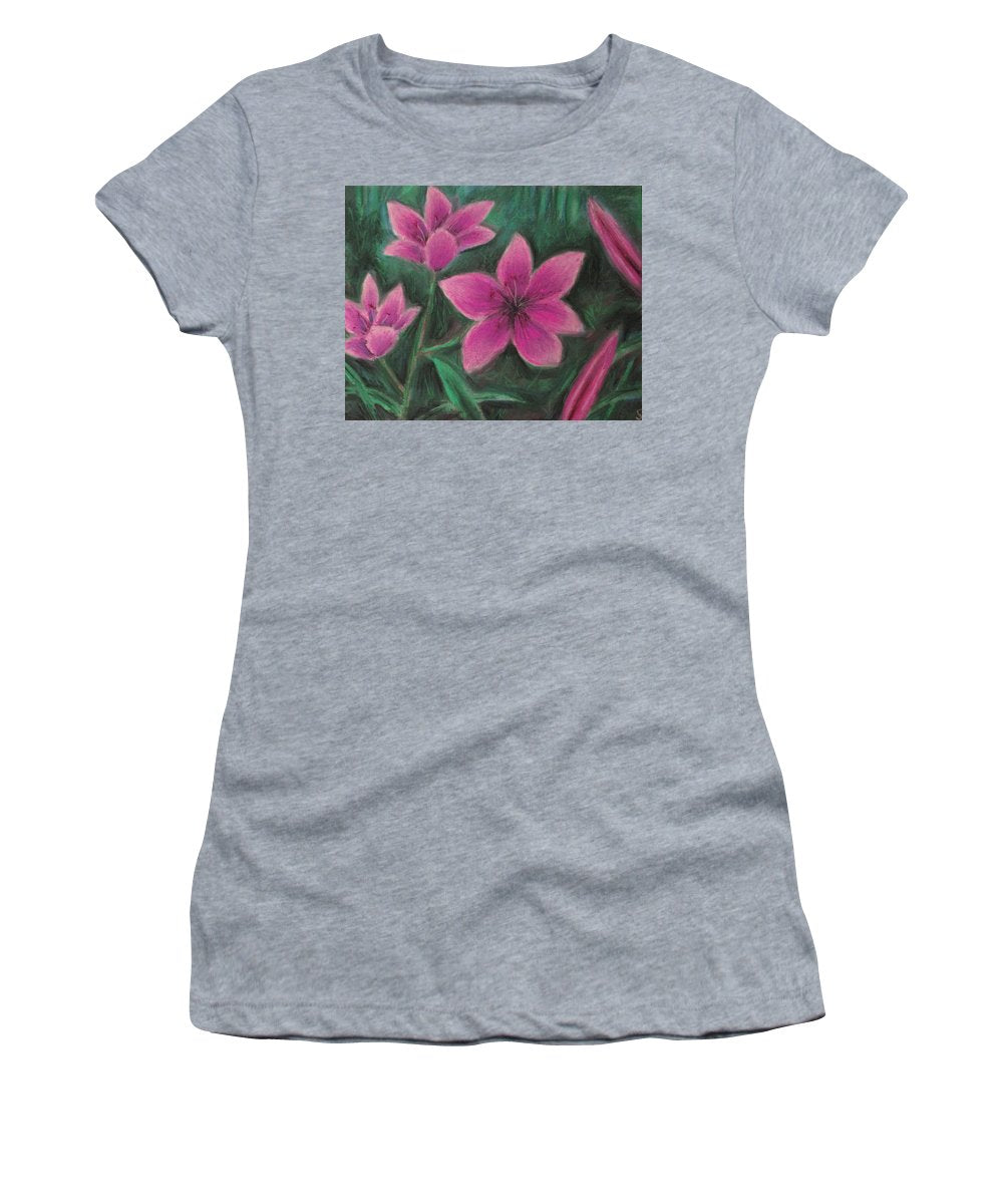 Pink Lilies - Women's T-Shirt