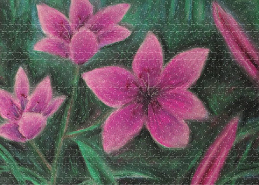 Pink Lilies - Puzzle