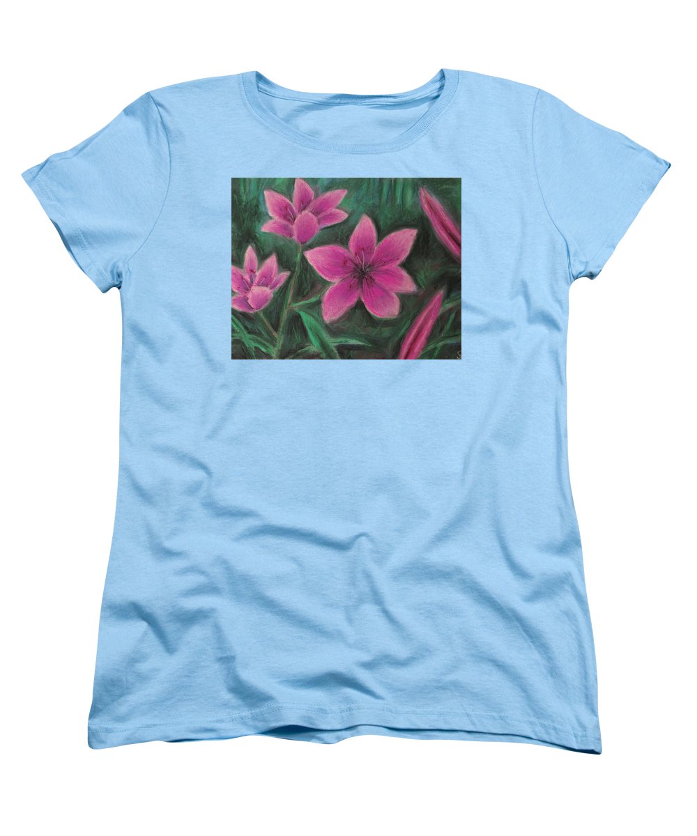 Pink Lilies - Women's T-Shirt (Standard Fit)