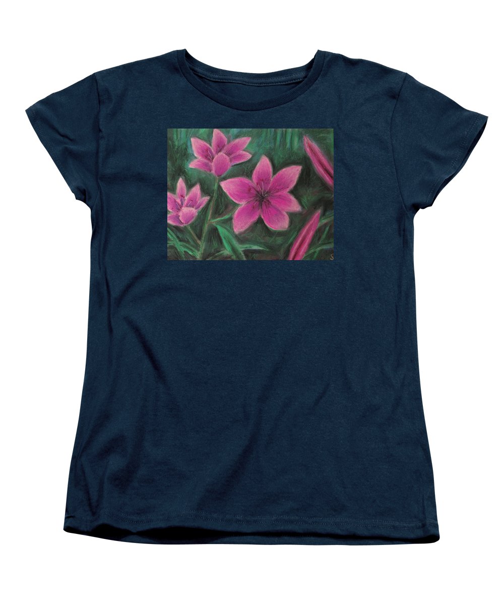 Pink Lilies - Women's T-Shirt (Standard Fit)