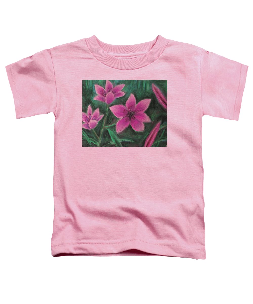 Pink Lilies - Toddler T-Shirt