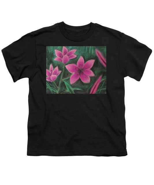Pink Lilies - Youth T-Shirt