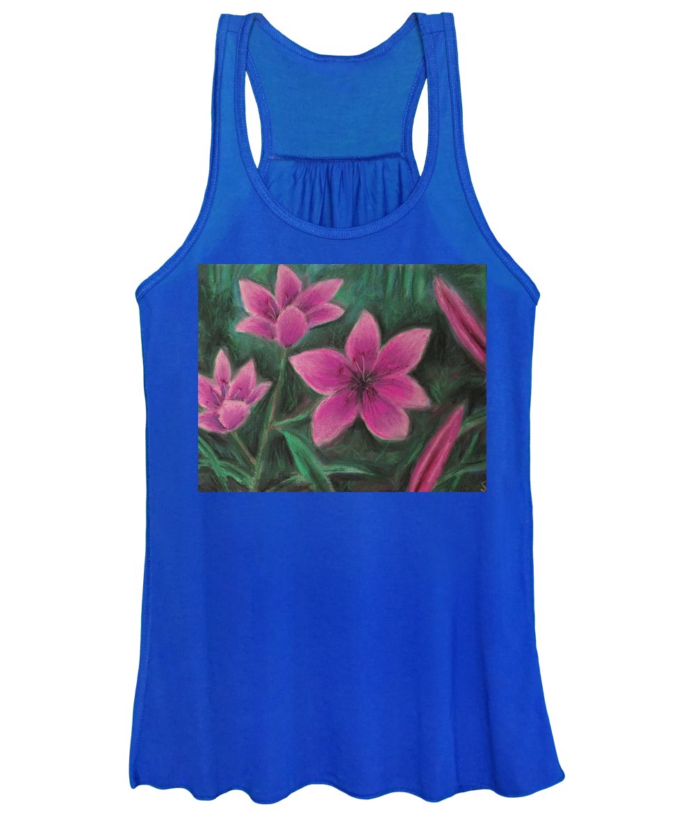 Pink Lilies - Women's Tank Top