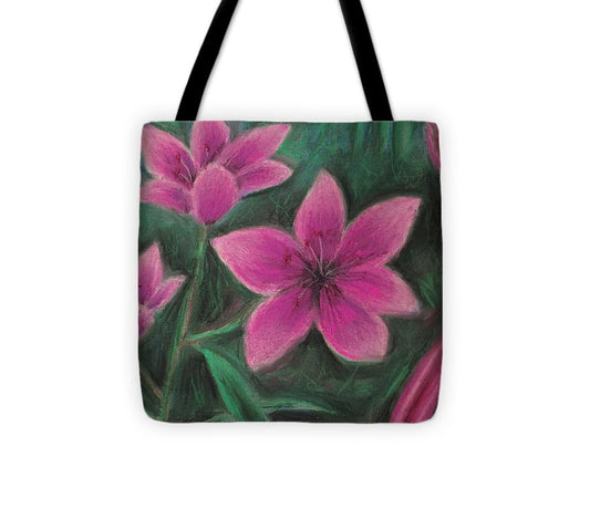 Pink Lilies - Tote Bag