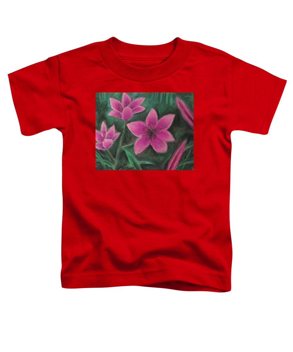 Pink Lilies - Toddler T-Shirt