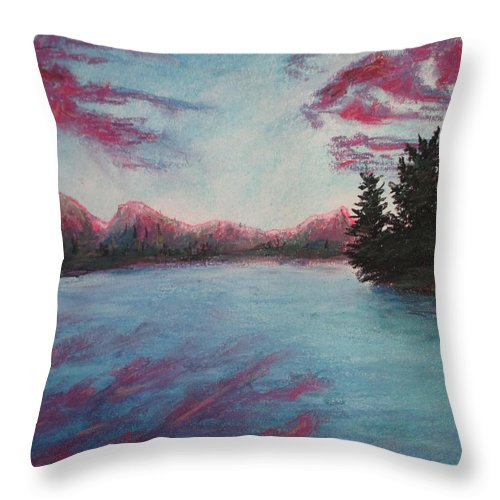 Pink Sunny Set - Throw Pillow