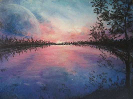 Planet Sunset - Art Print