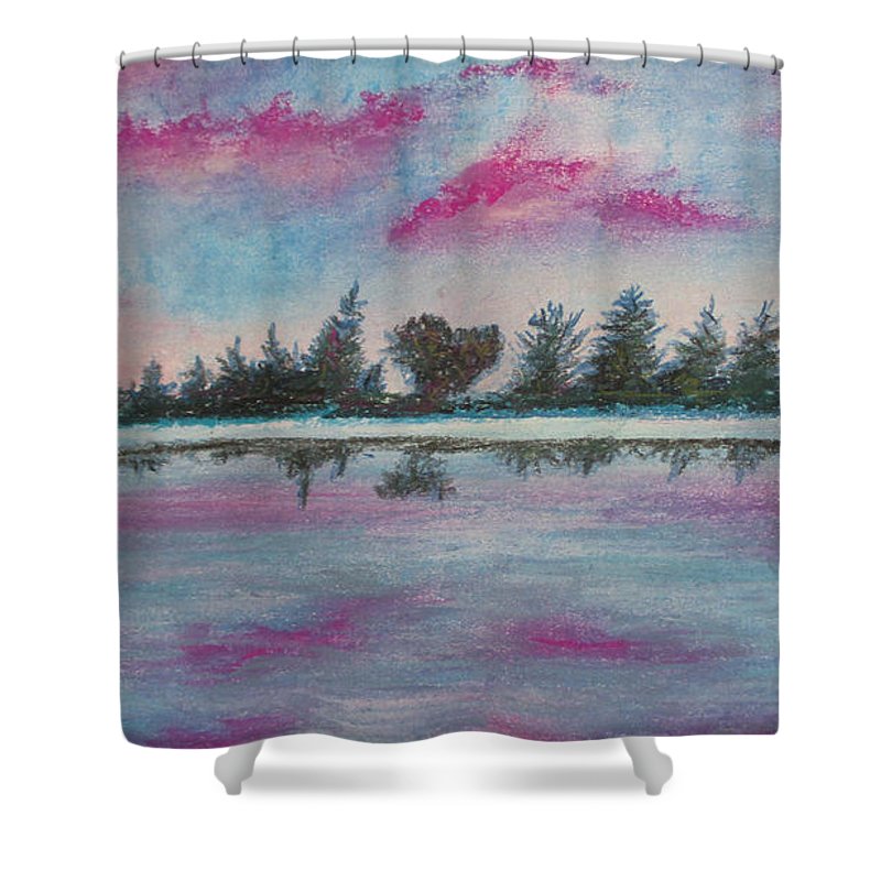 Pressing Pink - Shower Curtain