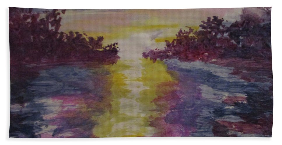 Purple Sunset - Beach Towel