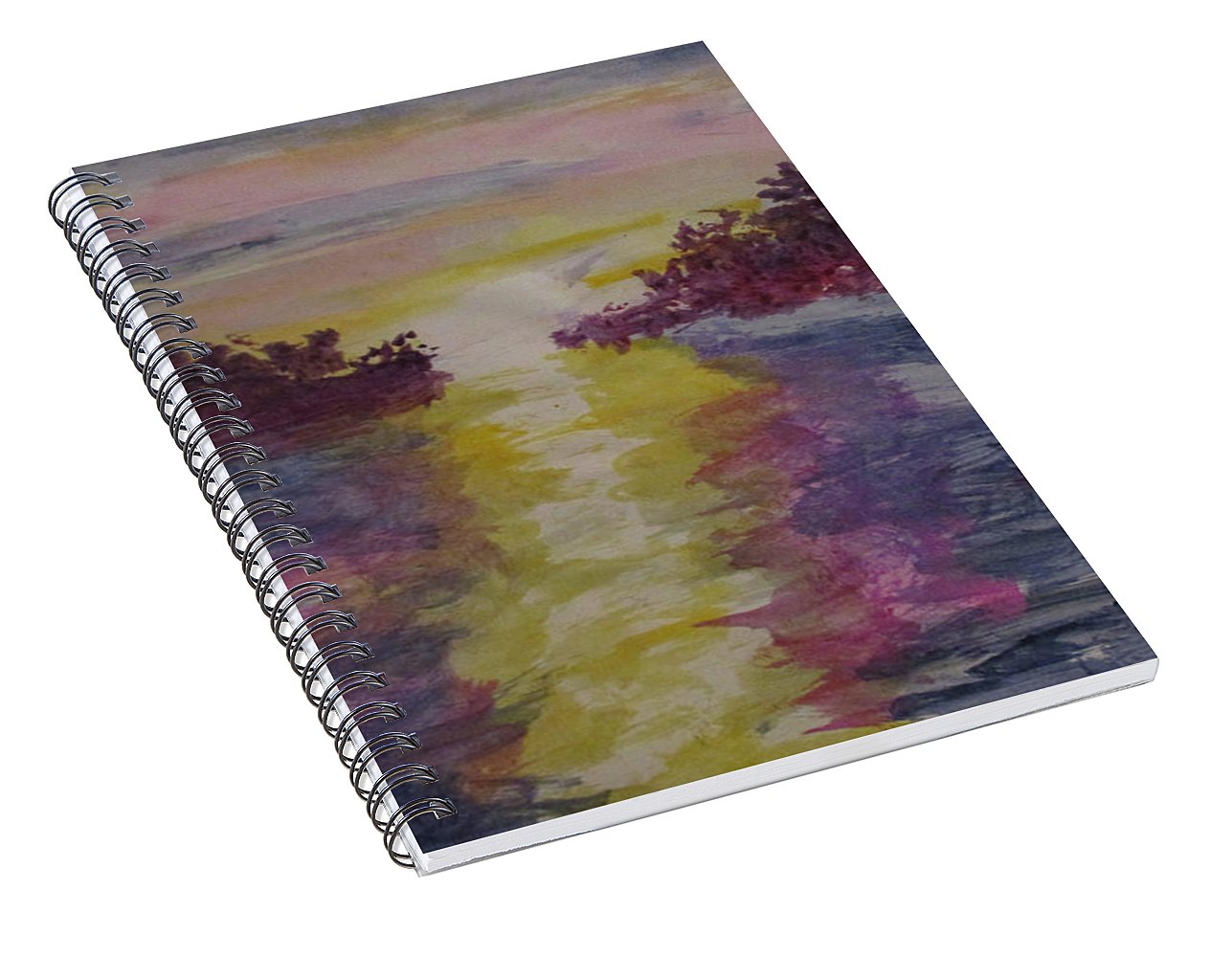 Purple Sunset - Spiral Notebook