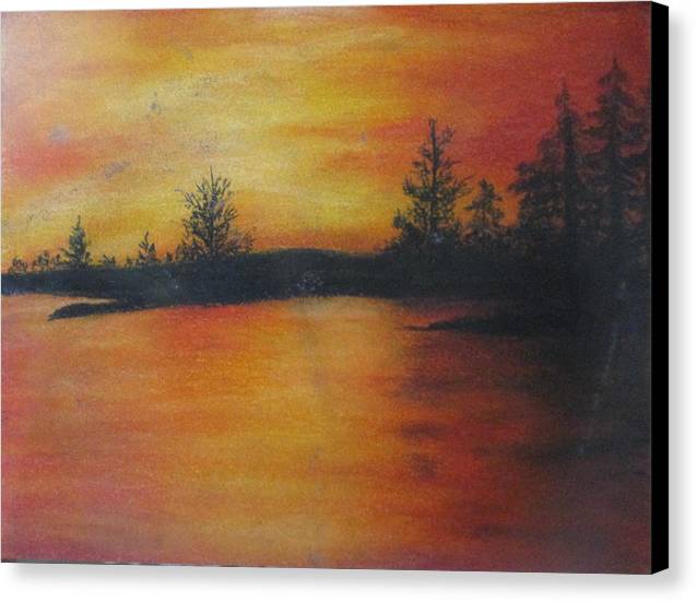 Red Sunset - Canvas Print