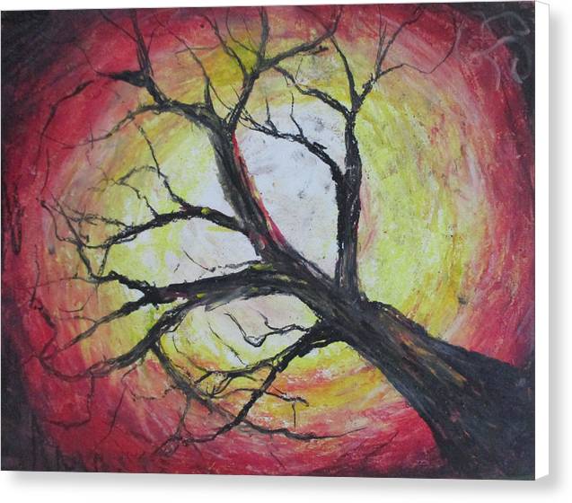 Red Tree - Canvas Print