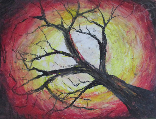 Red Tree - Art Print