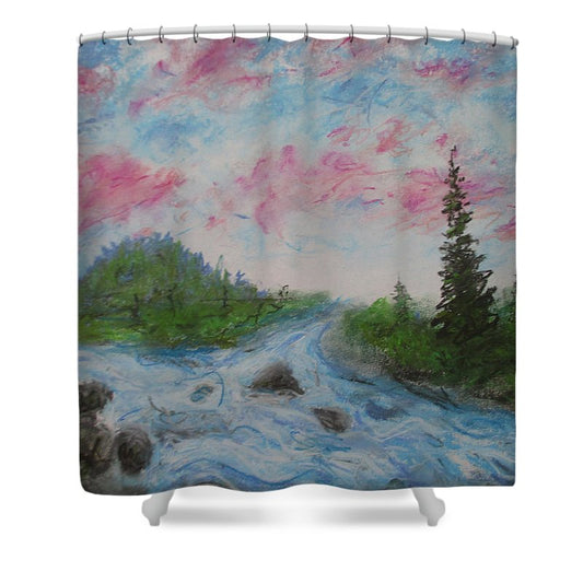 Rosy Clear - Shower Curtain