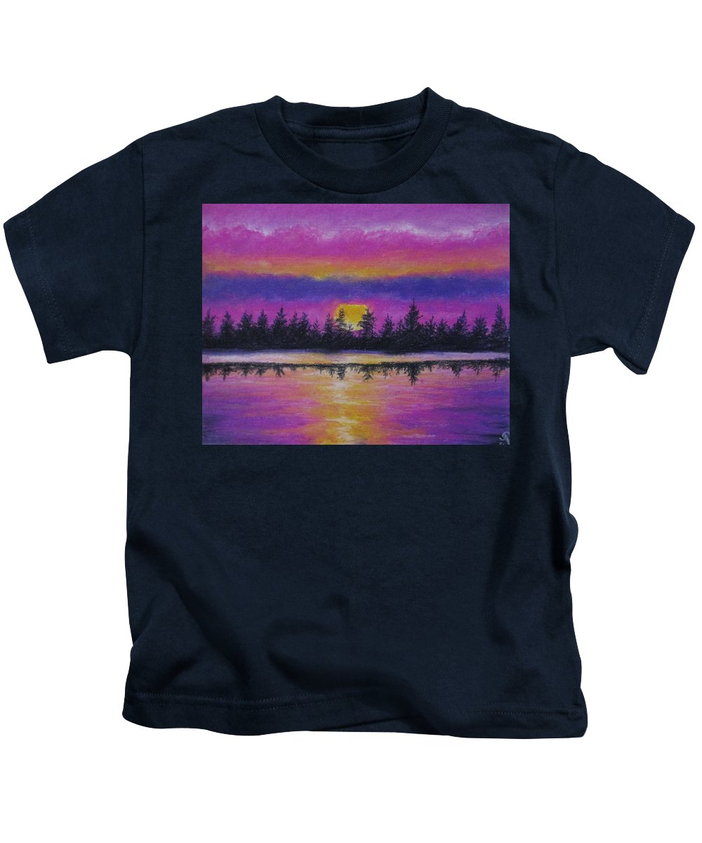 Setting Sea Sun - Kids T-Shirt