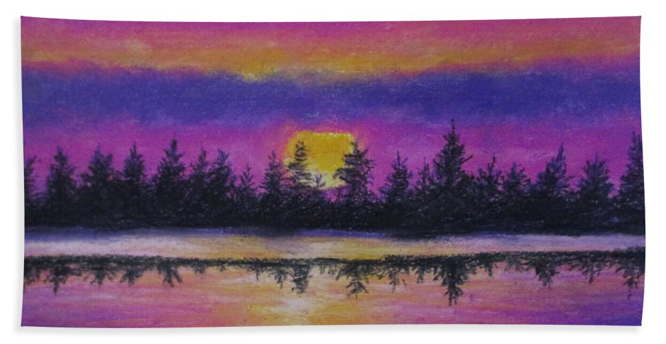 Setting Sea Sun - Beach Towel