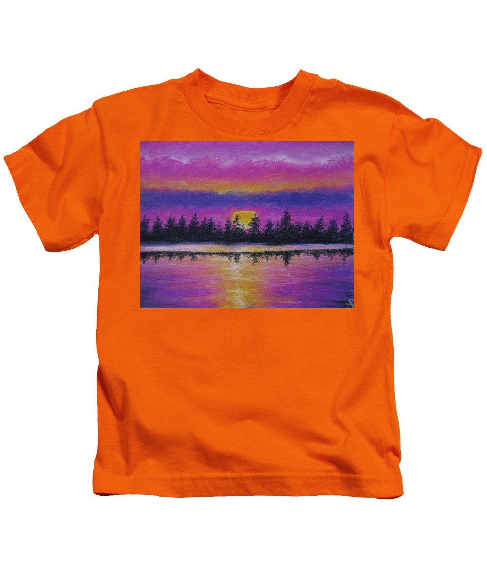 Setting Sea Sun - Kids T-Shirt