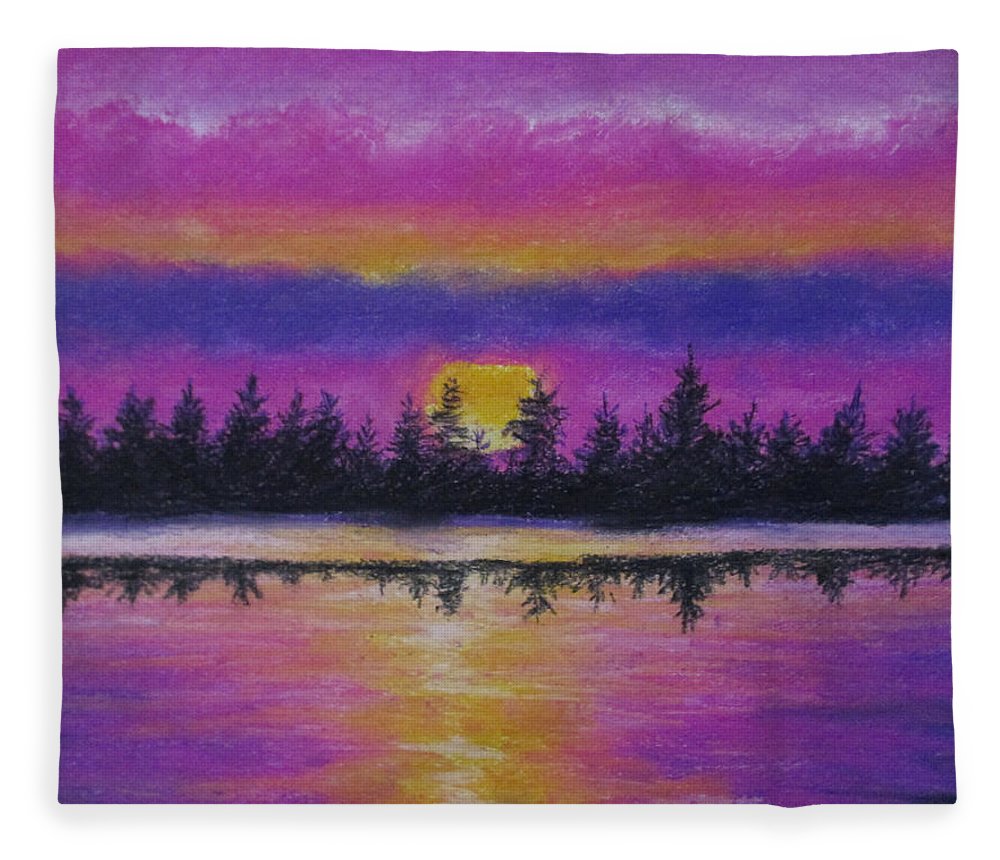 Setting Sea Sun - Blanket