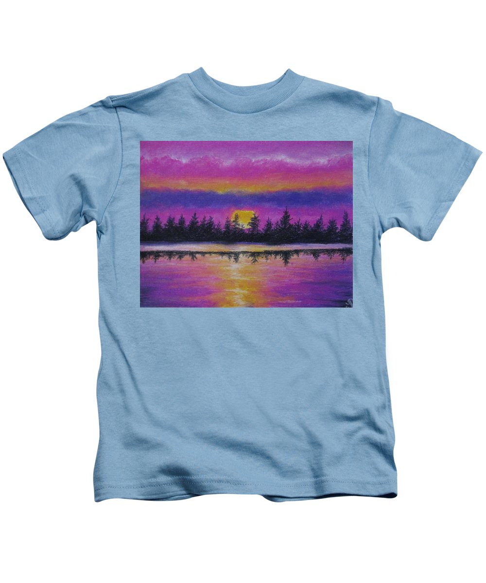 Setting Sea Sun - Kids T-Shirt