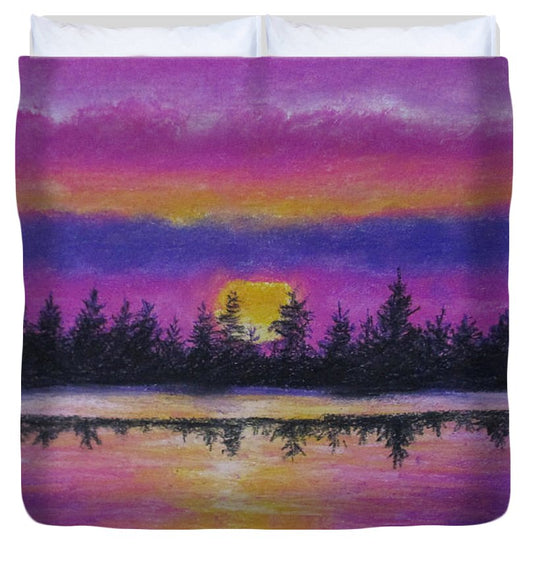 Setting Sea Sun - Duvet Cover