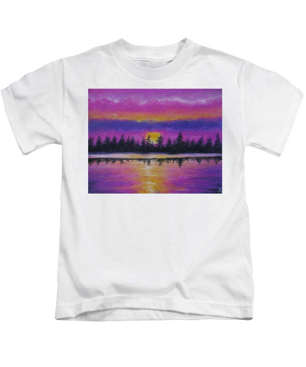 Setting Sea Sun - Kids T-Shirt