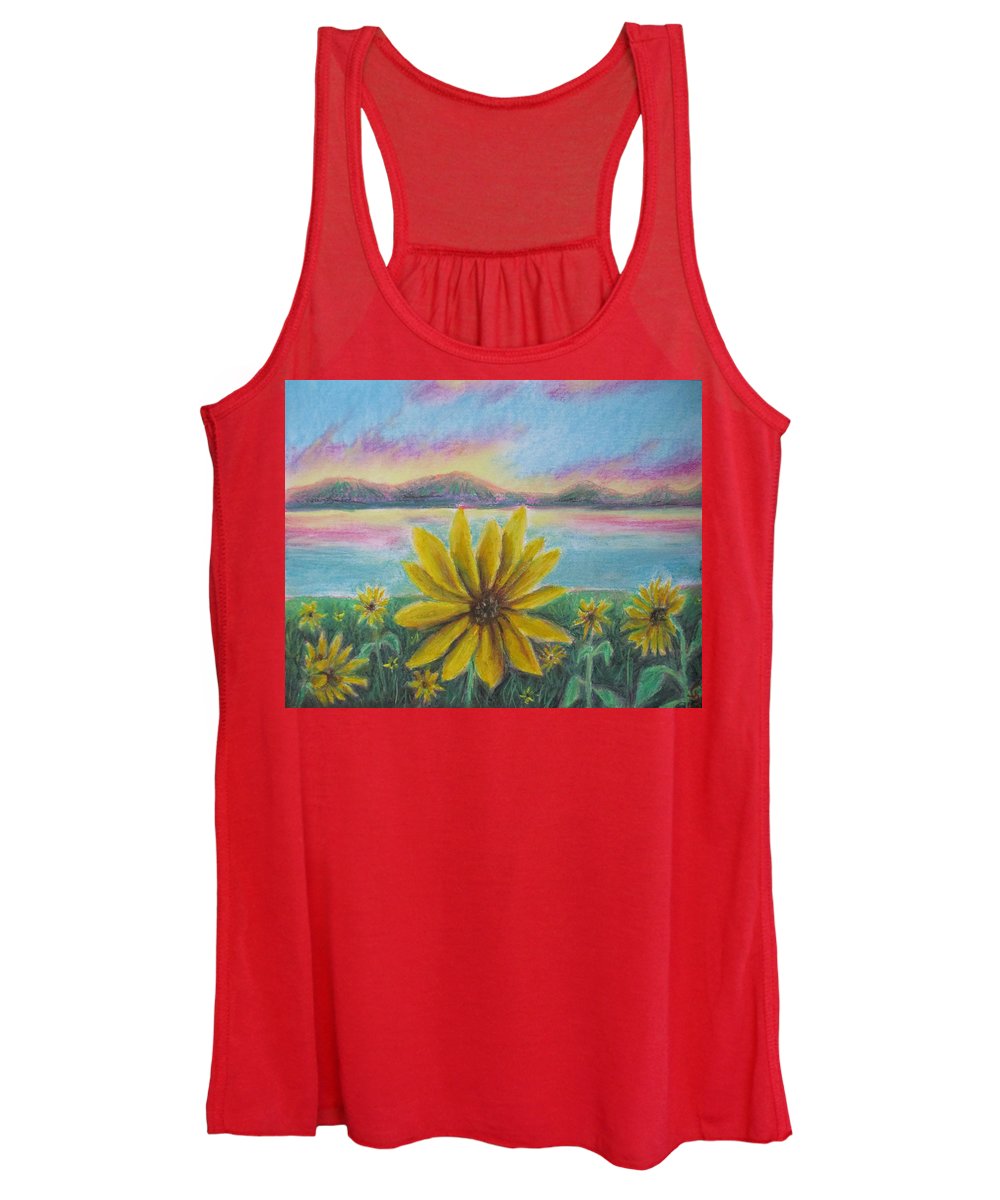 Setting Sunflower - Women's Tank Top