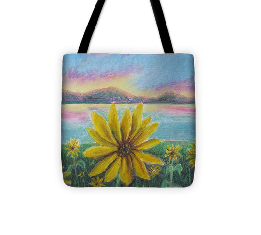 Setting Sunflower - Tote Bag