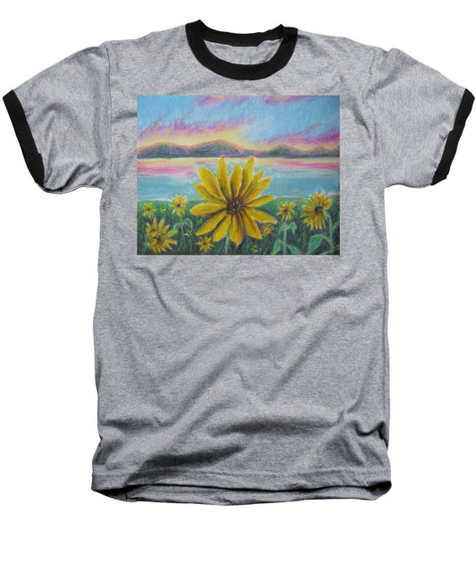 Setting Sunflower - Baseball T-Shirt