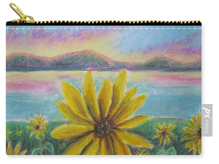 Setting Sunflower - Carry-All Pouch