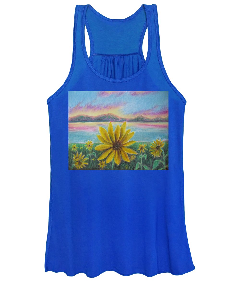 Setting Sunflower - Women's Tank Top