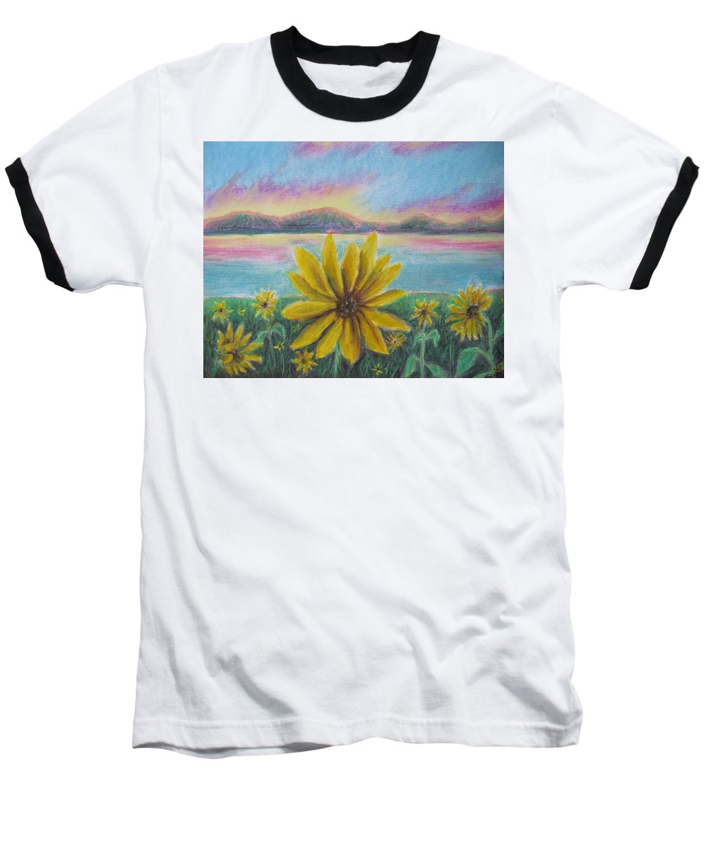 Setting Sunflower - Baseball T-Shirt