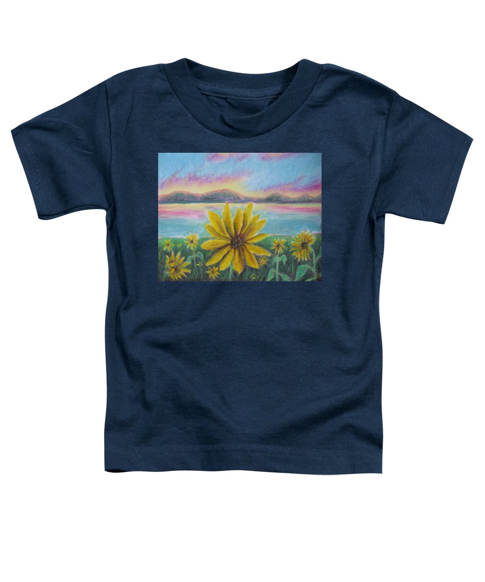 Setting Sunflower - Toddler T-Shirt