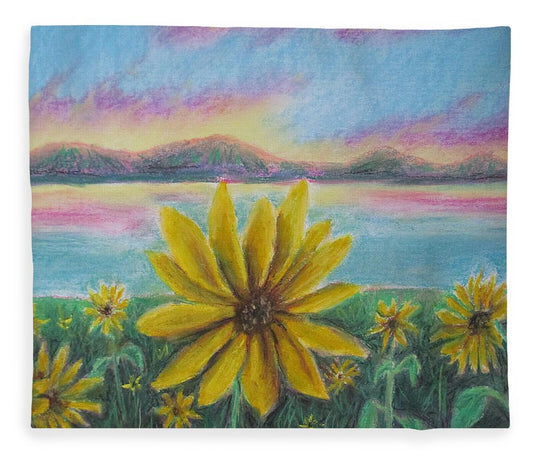Setting Sunflower - Blanket