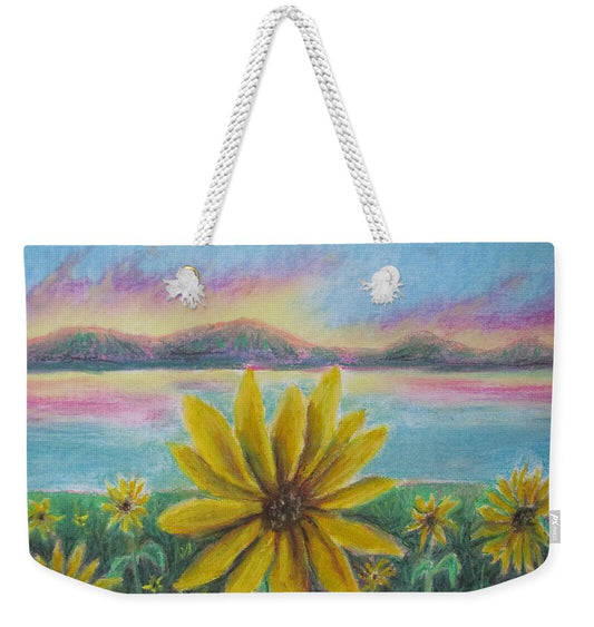Setting Sunflower - Weekender Tote Bag