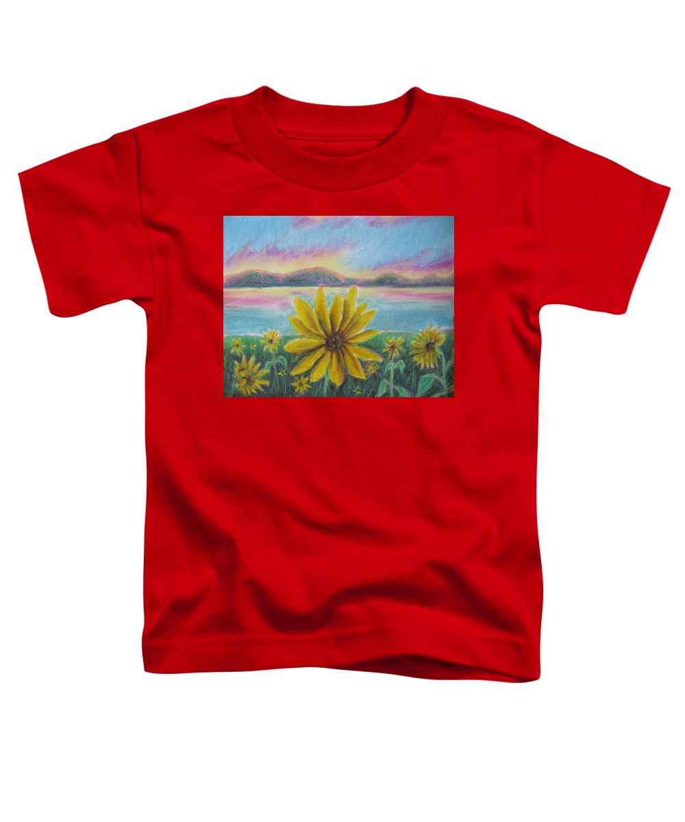 Setting Sunflower - Toddler T-Shirt