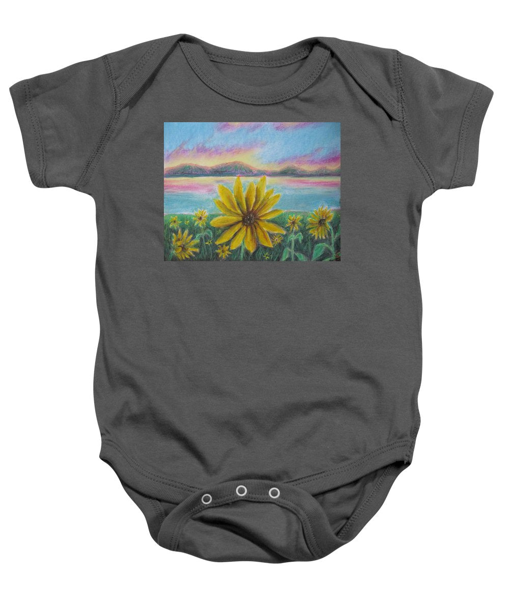 Setting Sunflower - Baby Onesie