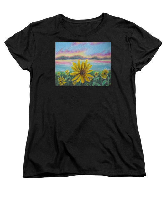 Setting Sunflower - Women's T-Shirt (Standard Fit)