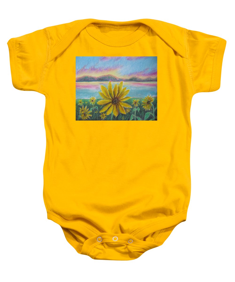 Setting Sunflower - Baby Onesie