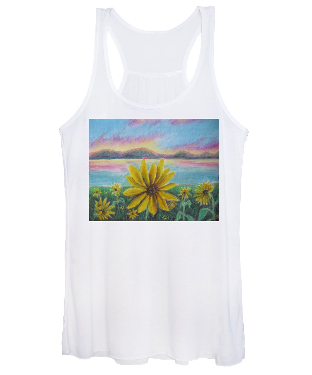 Setting Sunflower - Women's Tank Top