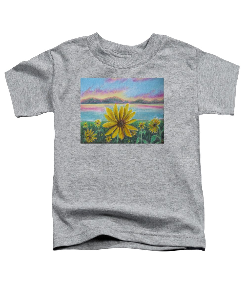 Setting Sunflower - Toddler T-Shirt