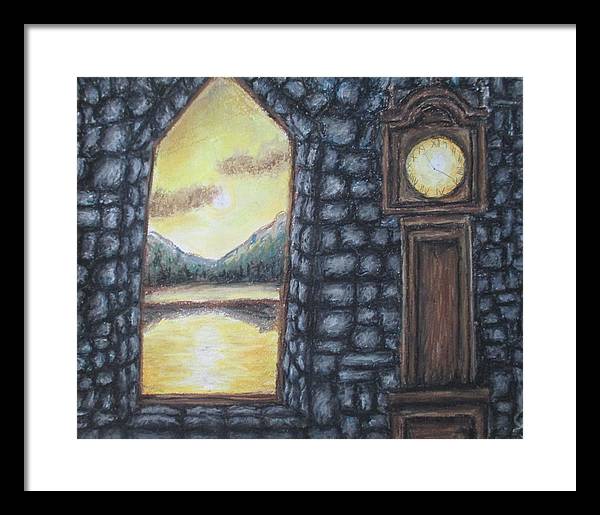 Setting Time Chime - Framed Print