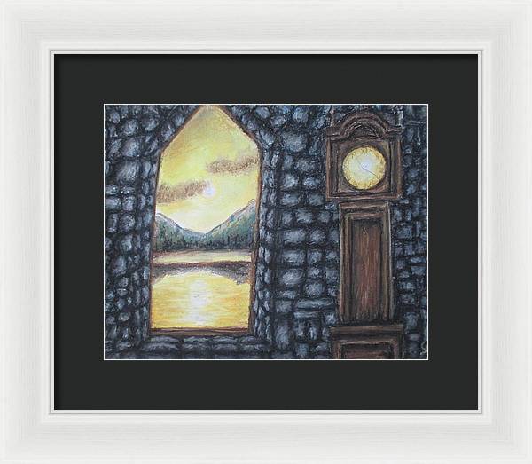 Setting Time Chime - Framed Print