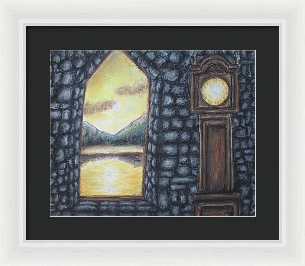 Setting Time Chime - Framed Print