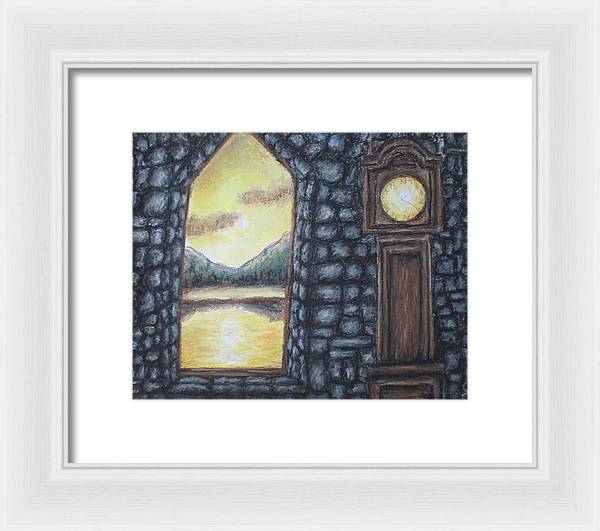 Setting Time Chime - Framed Print