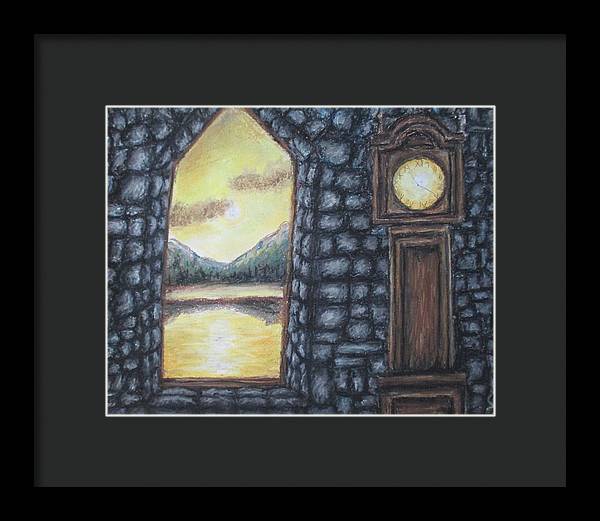 Setting Time Chime - Framed Print